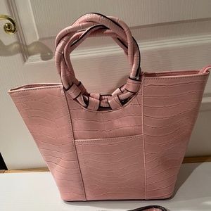 Pink handbag